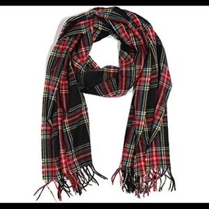J Crew Wool Scarf Plaid